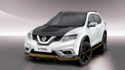 white car SUV car Nissan vehicle Nissan X-Trail HD Desktop Wallpaper | Background Image