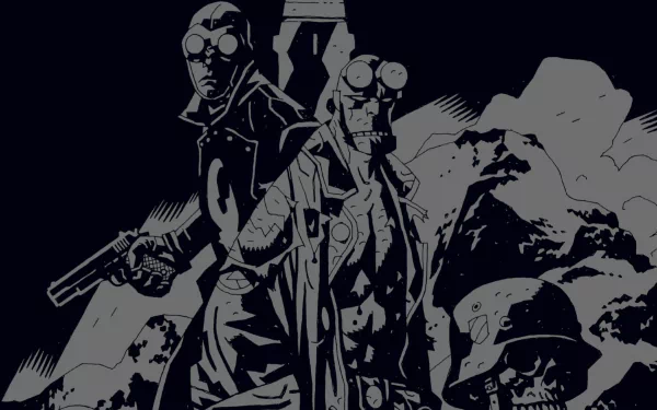 Lobster Johnson Comic Hellboy HD Desktop Wallpaper | Background Image