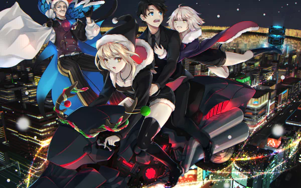 Jeanne d'Arc Alter James Moriarty (Fate/Grand Order) Fujimaru Ritsuka (Male) Saber Alter Saber (Fate Series) Anime Fate/Grand Order HD Desktop Wallpaper | Background Image
