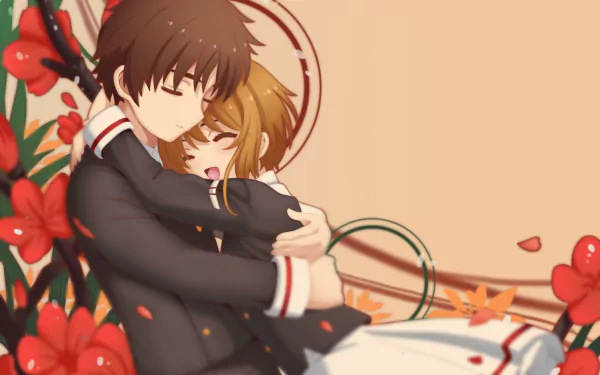Sakura Kinomoto Syaoran Li Anime Cardcaptor Sakura HD Desktop Wallpaper | Background Image