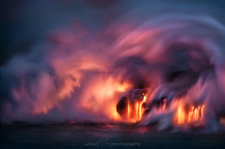lava nature volcano HD Desktop Wallpaper | Background Image