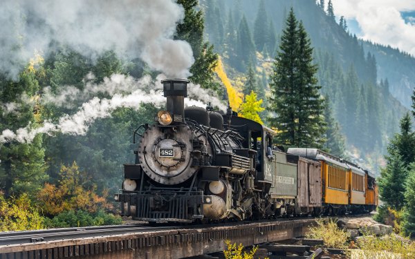 Vehicles Train Steam Train Locomotive HD Wallpaper | Background Image