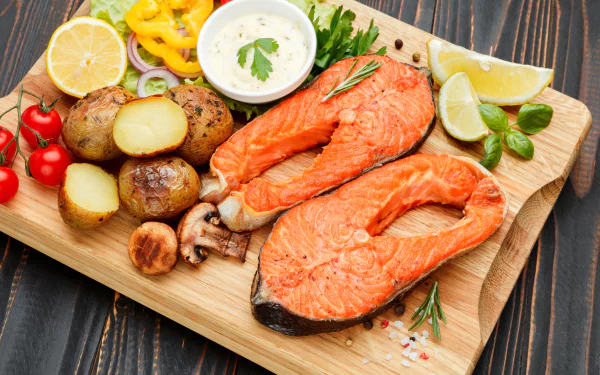 seafood still life food fish HD Desktop Wallpaper | Background Image