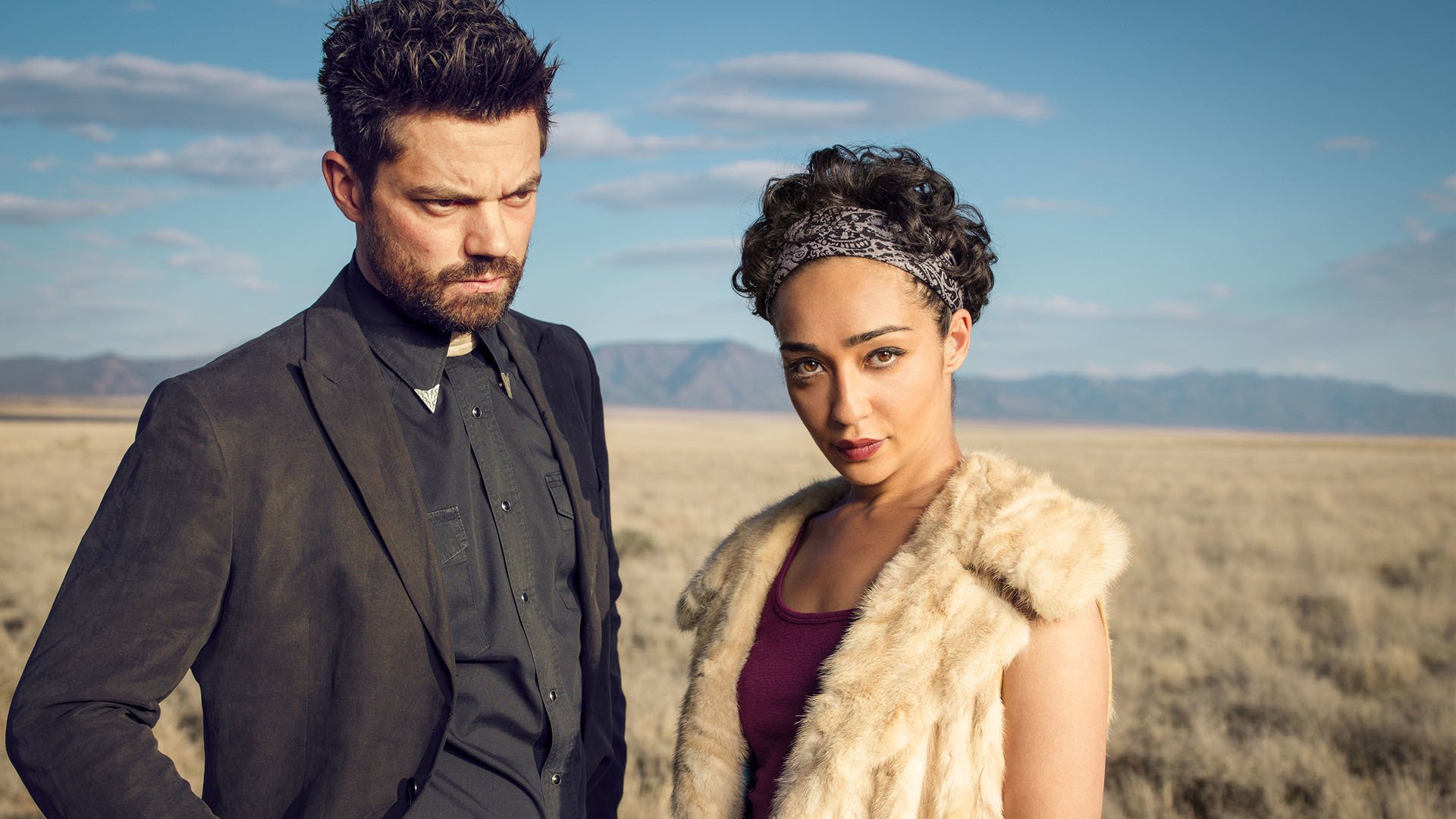 Download Tulip O'Hare Ruth Negga Dominic Cooper Jesse Custer TV Show Preacher HD Wallpaper