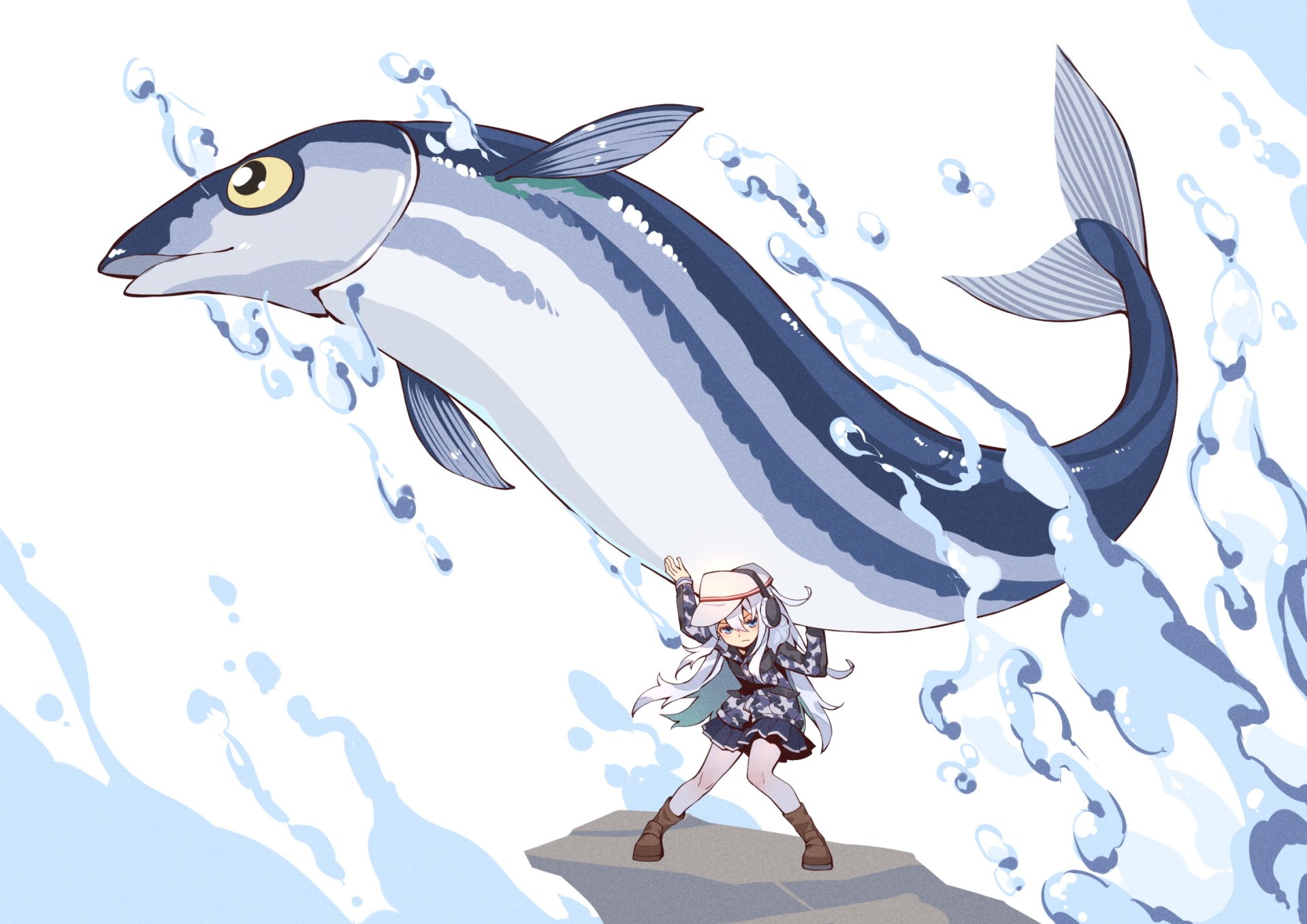 Download Hibiki (Kancolle) Anime Kantai Collection HD Wallpaper by 翼つばさ