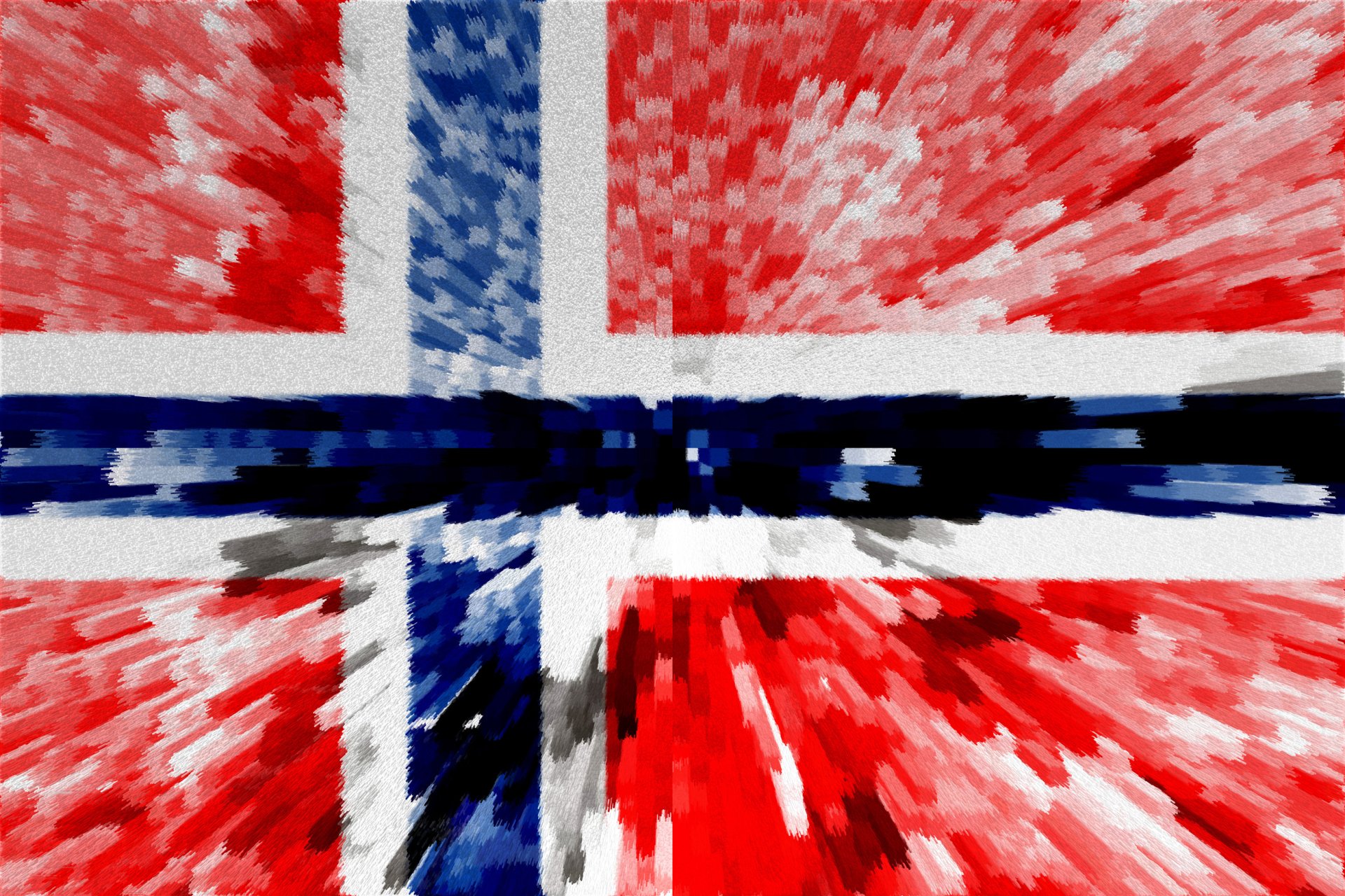 Flag of Norway by Dr-Pen