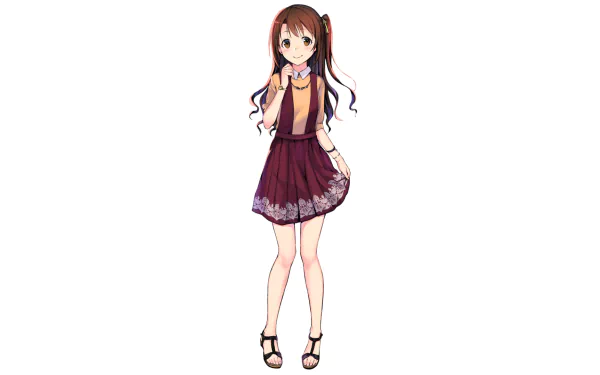Uzuki Shimamura Anime The iDOLM@STER Cinderella Girls HD Desktop Wallpaper | Background Image