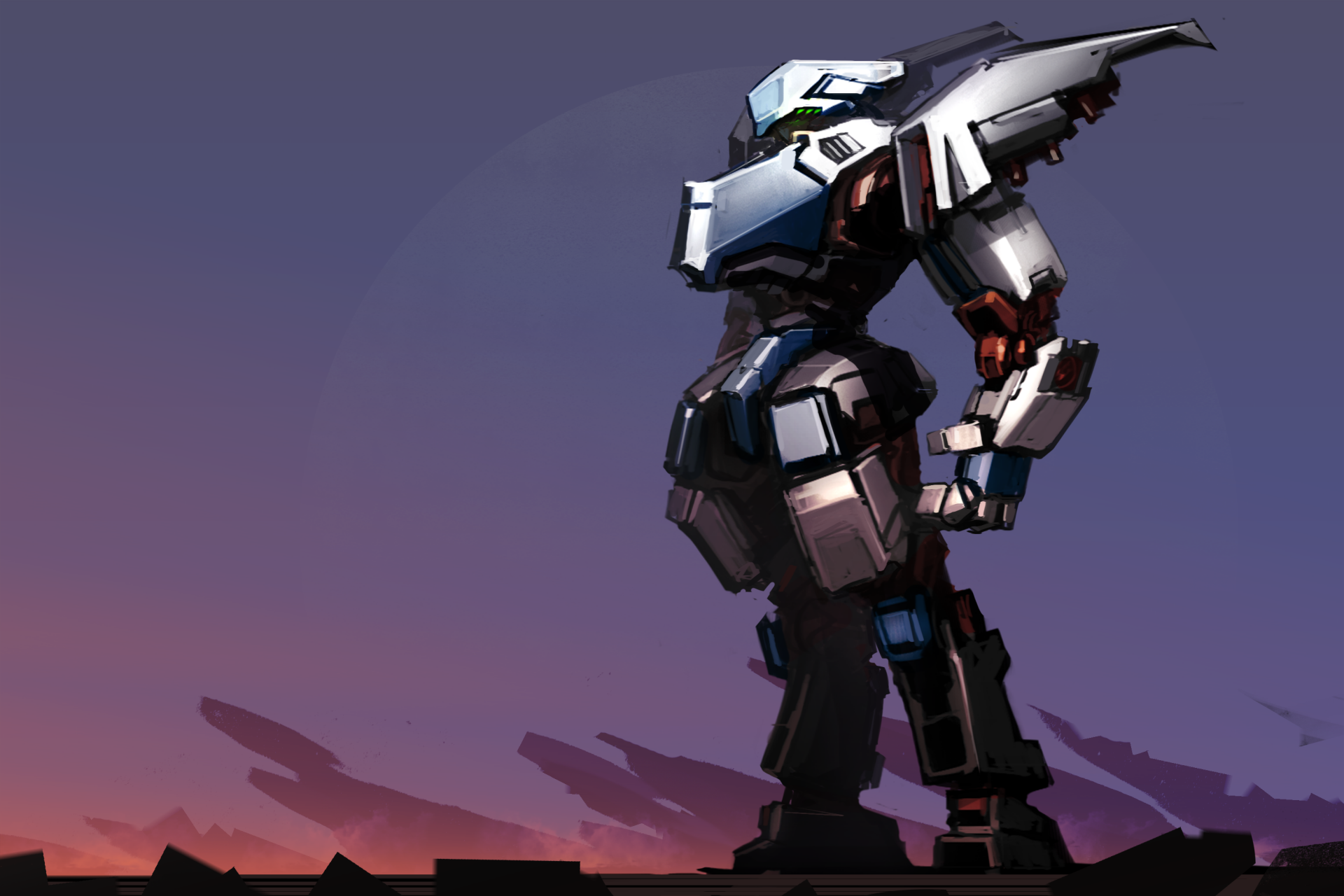 Download Sci Fi Robot HD Wallpaper by ksenolog | 3000x2000 | Wallpaper ...