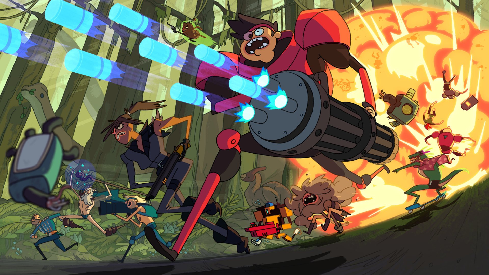 Download Video Game Super Time Force Ultra HD Wallpaper