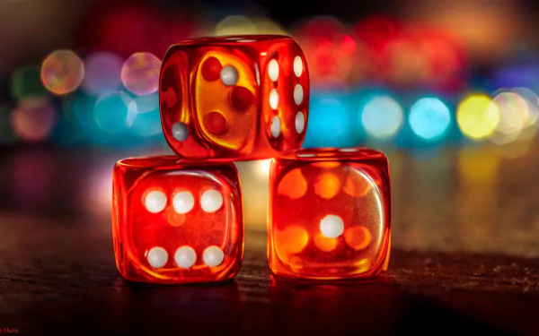 depth of field bokeh man made dice HD Desktop Wallpaper | Background Image