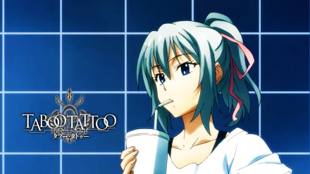 Bluesy Fluesy Anime Taboo Tattoo HD Desktop Wallpaper | Background Image