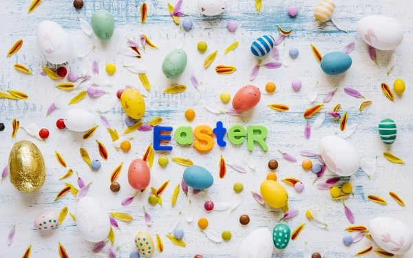 Holiday Easter Egg Still Life HD Wallpaper | Background Image