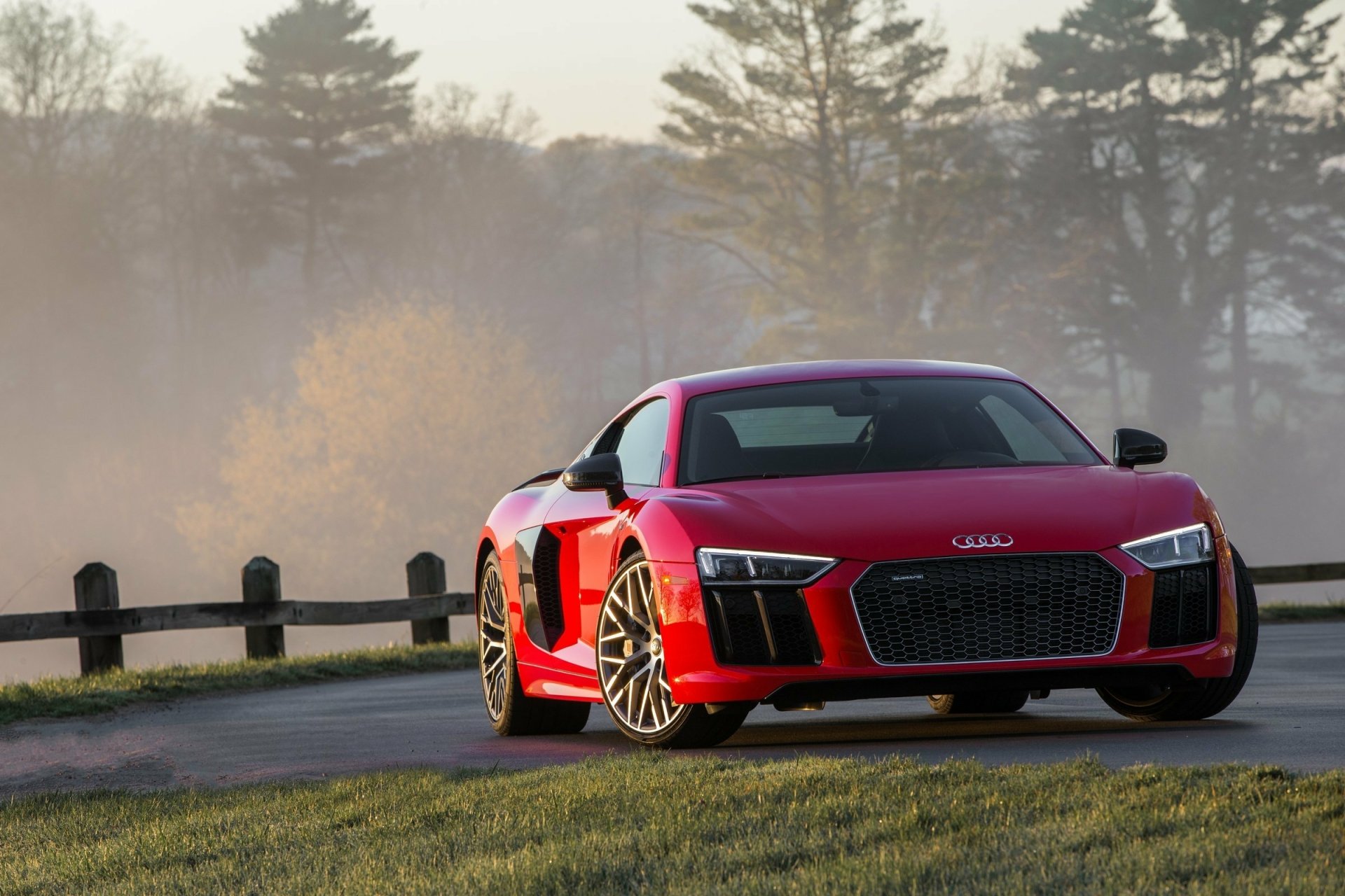 Download Supercar Car Audi Vehicle Audi R8 HD Wallpaper