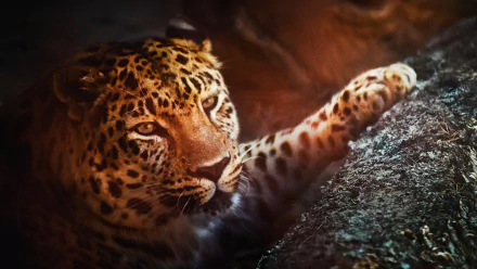 Animal leopard HD Desktop Wallpaper | Background Image