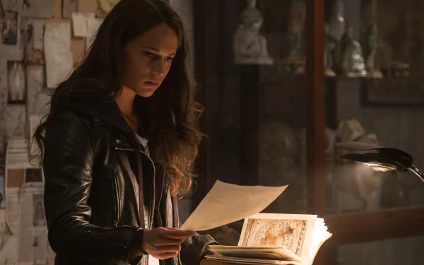 Lara Croft Alicia Vikander movie Tomb Raider (2018) HD Desktop Wallpaper | Background Image
