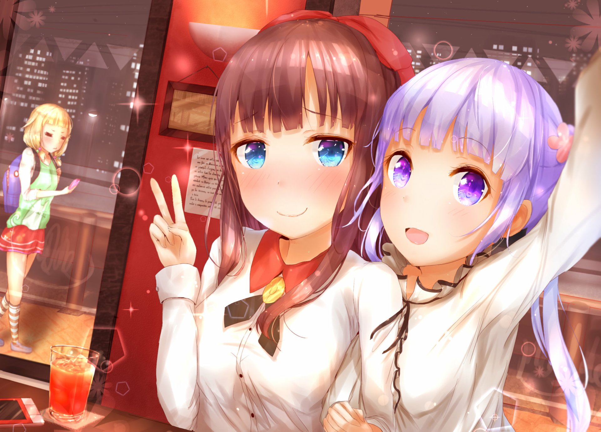Download Nene Sakura Hifumi Takimoto Aoba Suzukaze Anime New Game! HD Wallpaper by 櫻餅ろこ