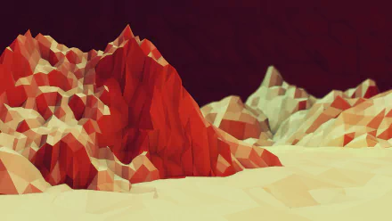 mountain low poly Abstract facets HD Desktop Wallpaper | Background Image