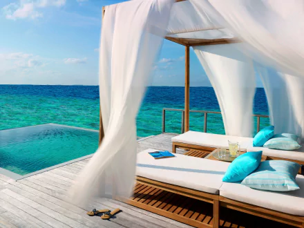  Relaxing Place on Tropical Ocean