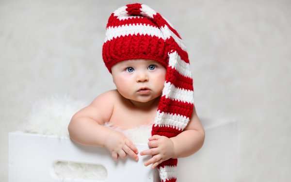 Photography Baby Cute Hat Blue Eyes HD Wallpaper | Background Image