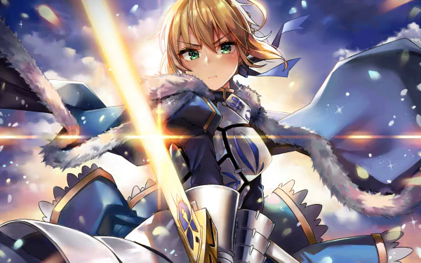 Artoria Pendragon Anime Fate/Stay Night HD Desktop Wallpaper | Background Image