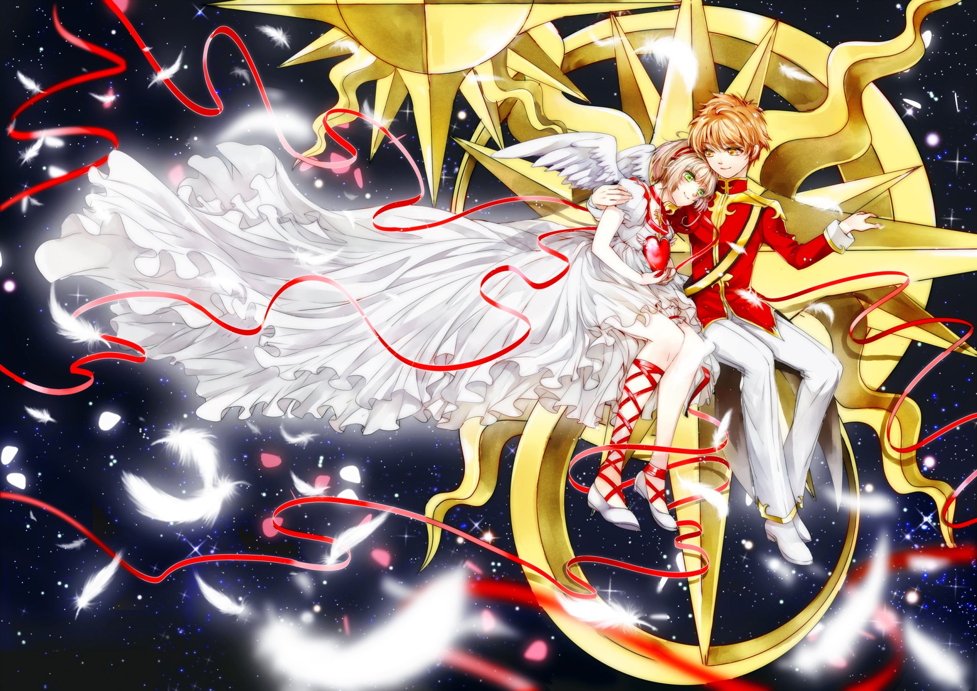 Download Syaoran Li Sakura Kinomoto Anime Cardcaptor Sakura HD Wallpaper by Urami