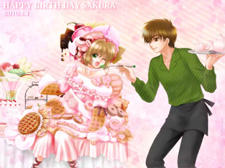Syaoran Li Sakura Kinomoto Anime Cardcaptor Sakura HD Desktop Wallpaper | Background Image