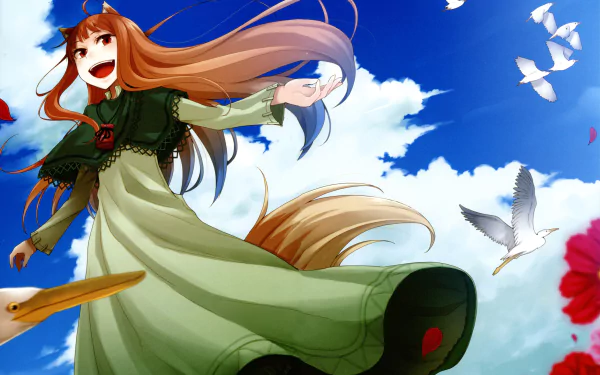 Holo (Spice & Wolf) Anime Spice and Wolf HD Desktop Wallpaper | Background Image