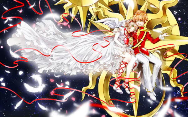 Syaoran Li Sakura Kinomoto Anime Cardcaptor Sakura HD Desktop Wallpaper | Background Image