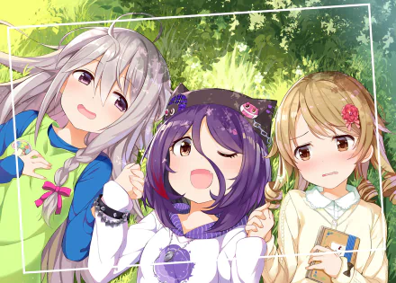 Syoko Hoshi Nono Morikubo Mirei Hayasaka Anime The iDOLM@STER Cinderella Girls HD Desktop Wallpaper | Background Image