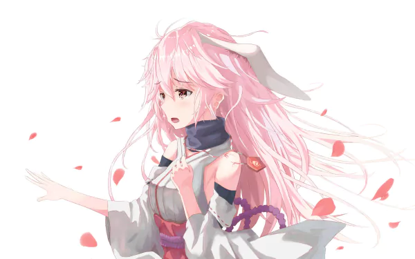 pink hair crying face Yae Sakura (Benghuai Xueyuan) Anime Benghuai Xueyuan HD Desktop Wallpaper | Background Image