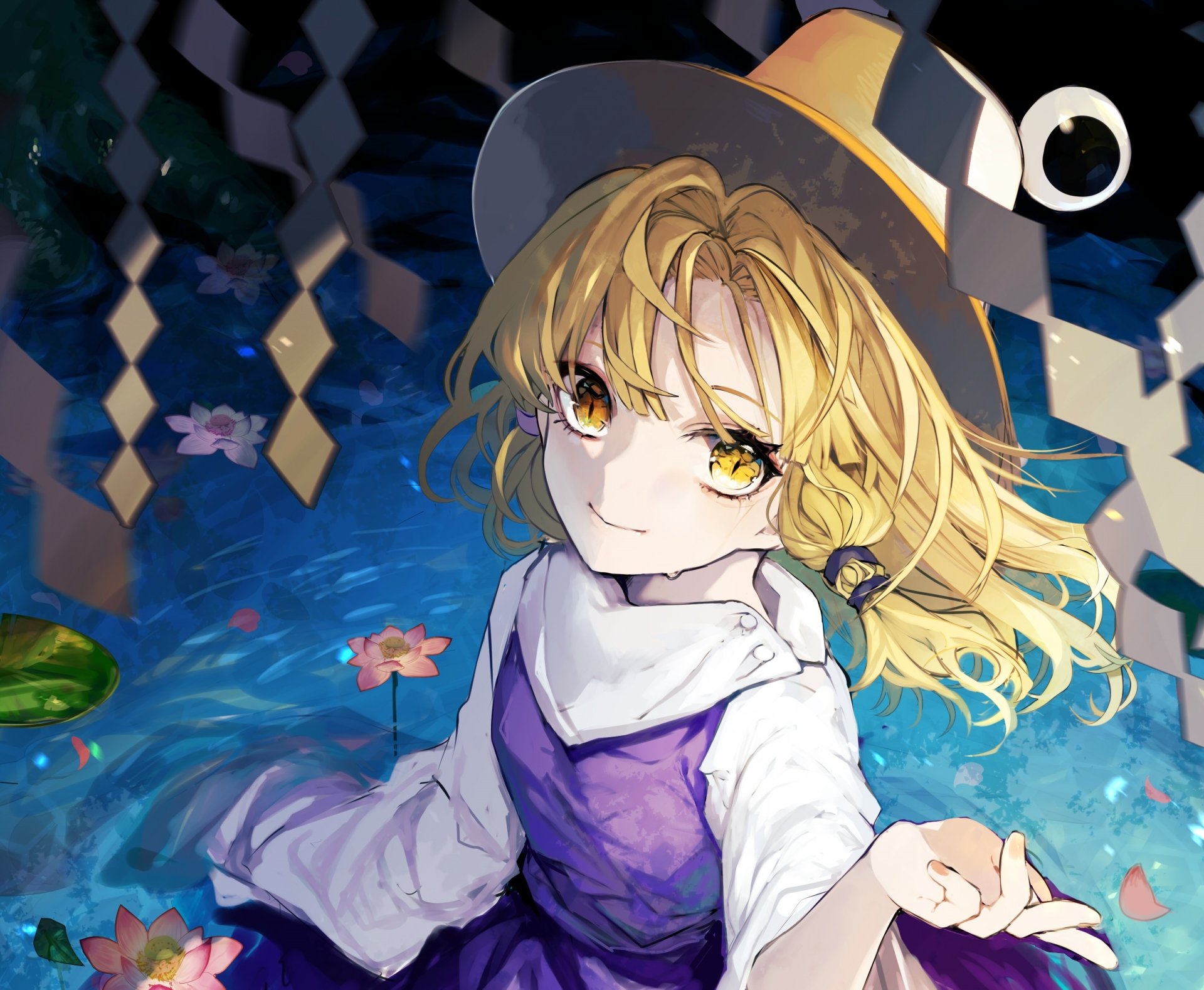 Download Suwako Moriya Anime Touhou HD Wallpaper by 大魔王るあえる