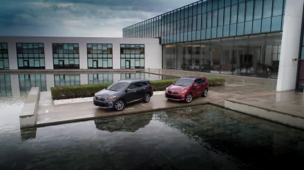 black car SUV car Kia vehicle Kia Sorento HD Desktop Wallpaper | Background Image