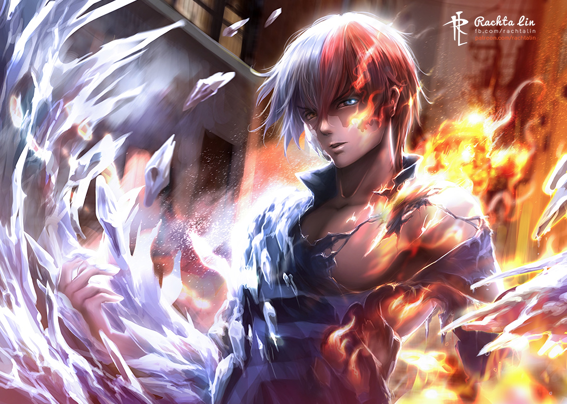 todoroki wallpaper  Wallpapers bonitos, Animes wallpapers, Anime