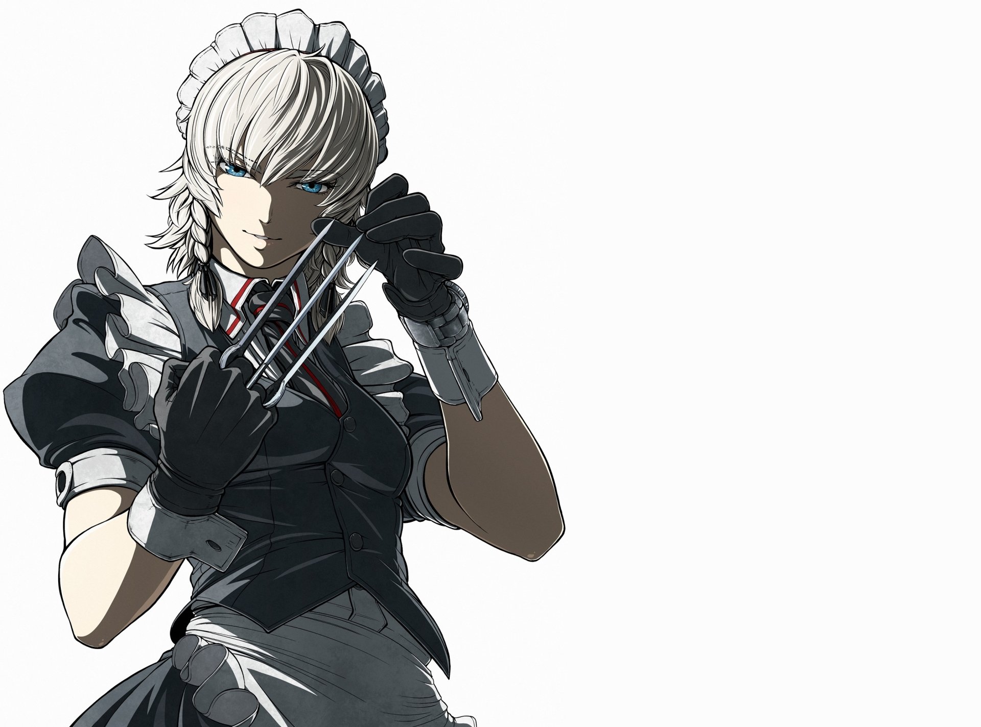 Download Sakuya Izayoi Anime Touhou HD Wallpaper by 威未図