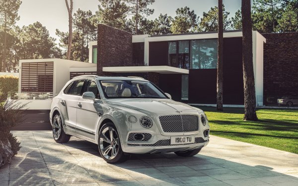 Vehicles Bentley Bentayga Bentley Car Silver Car SUV HD Wallpaper | Background Image