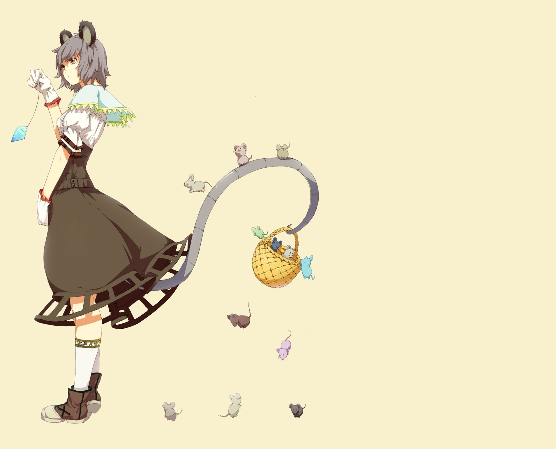 Download Nazrin (Touhou) Anime Touhou HD Wallpaper by 爽々