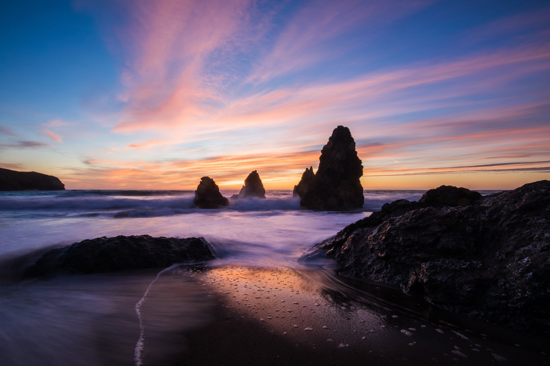Download Sunrise Horizon Nature Ocean 4k Ultra HD Wallpaper | 4000x2667 ...