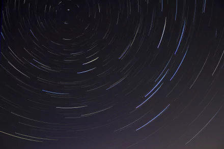 night sky nature star trail HD Desktop Wallpaper | Background Image