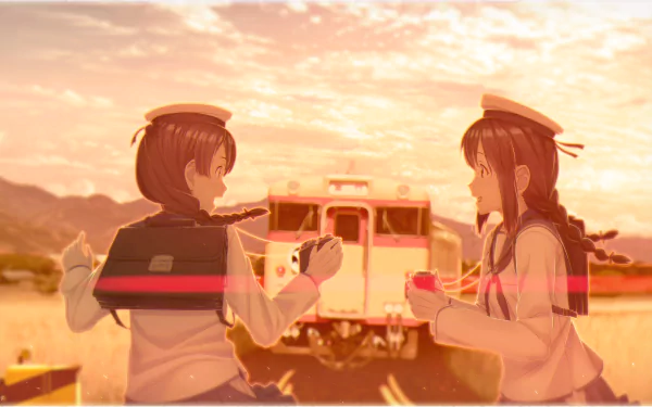 Uranami (Kancolle) Isonami (Kancolle) Anime Kantai Collection HD Desktop Wallpaper | Background Image