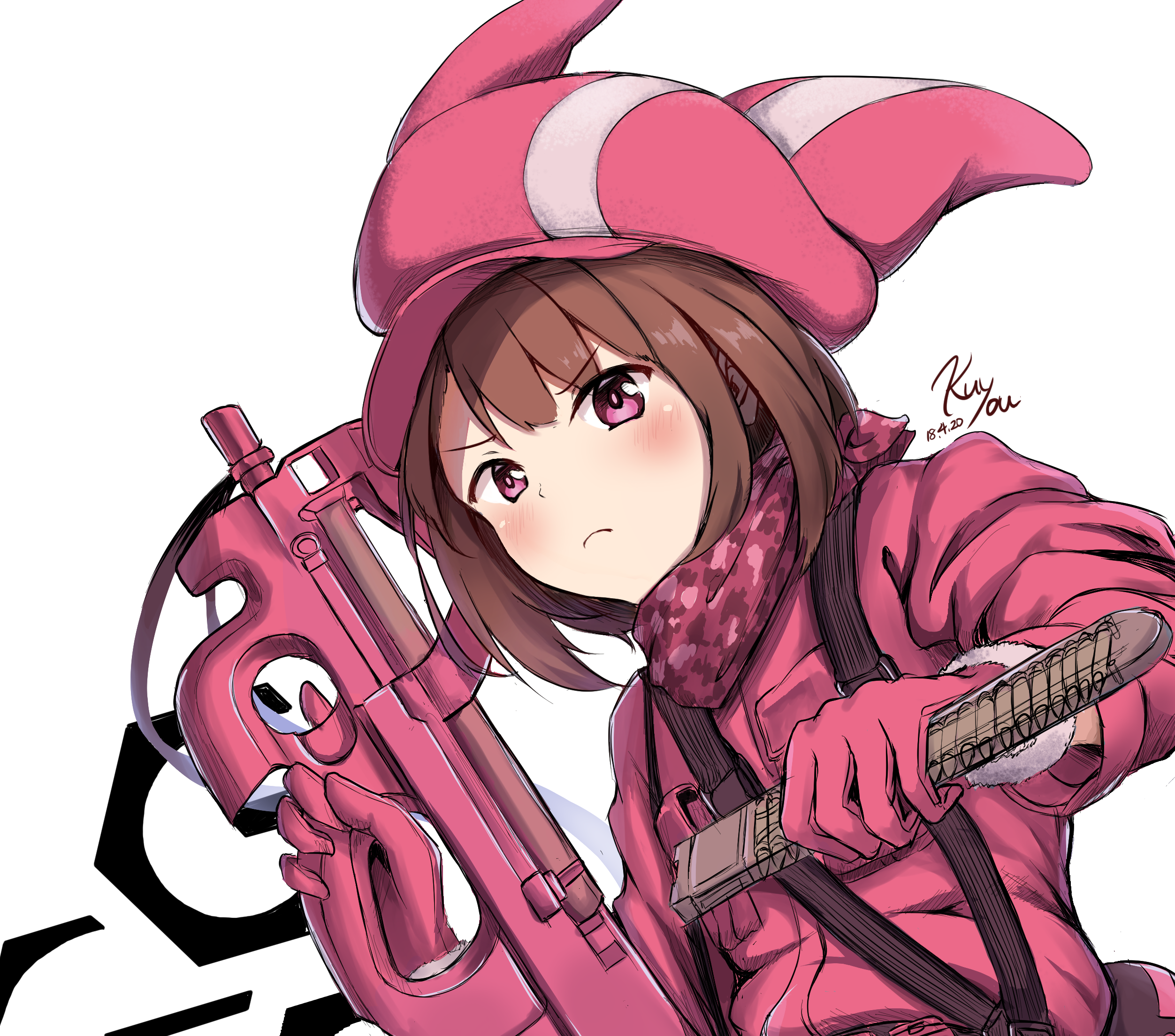 thumbnail image 2 of Sword Art Online Alternative Gun Gale Online Decor Poster Wall Scroll - 5341 Anime Cosplay 2 of 4