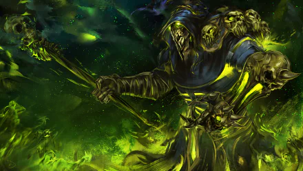 necromancer staff creepy video game Guild Wars 2 HD Desktop Wallpaper | Background Image