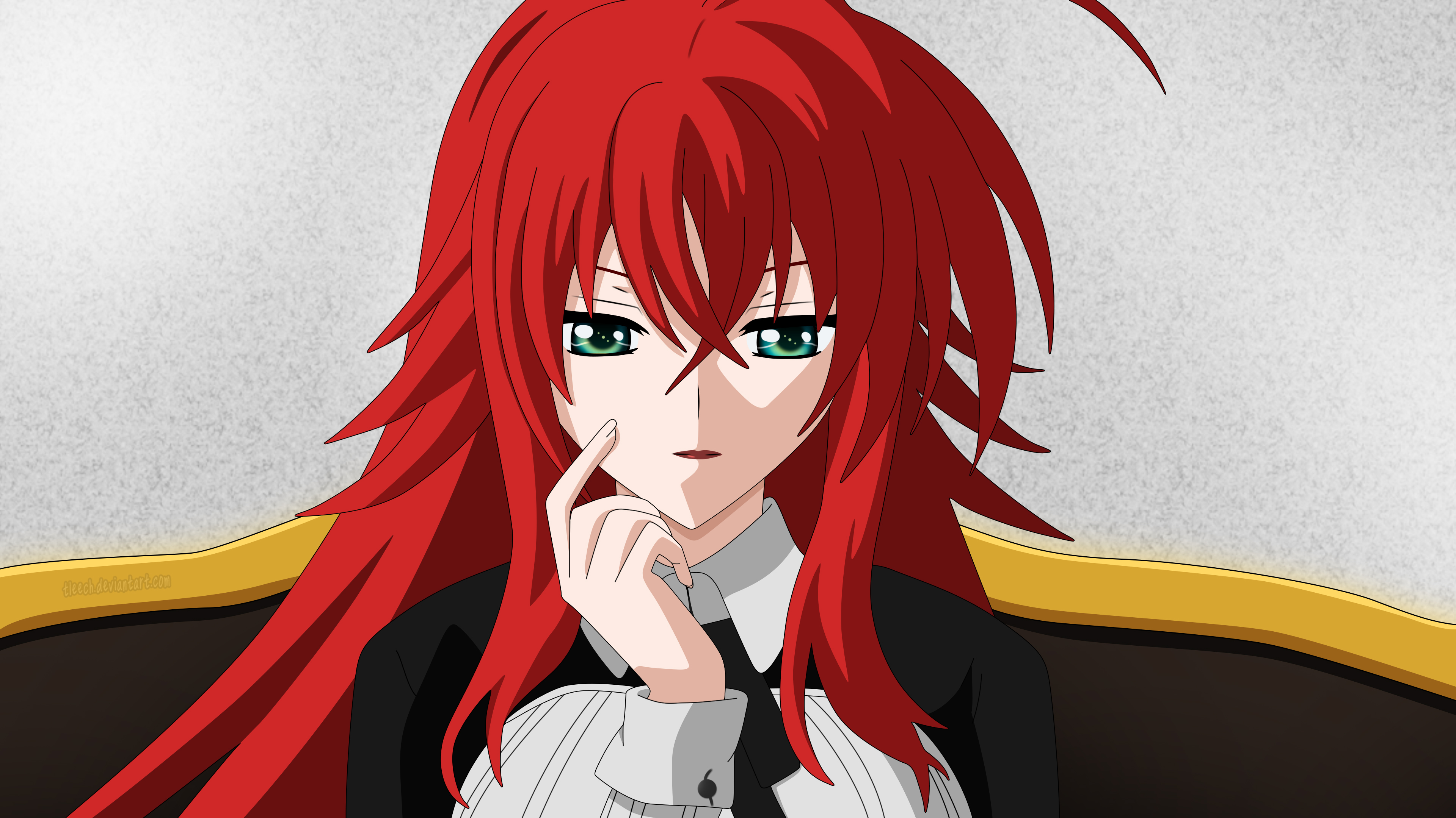 Download Rias Gremory, the alluring High School DxD character Wallpaper