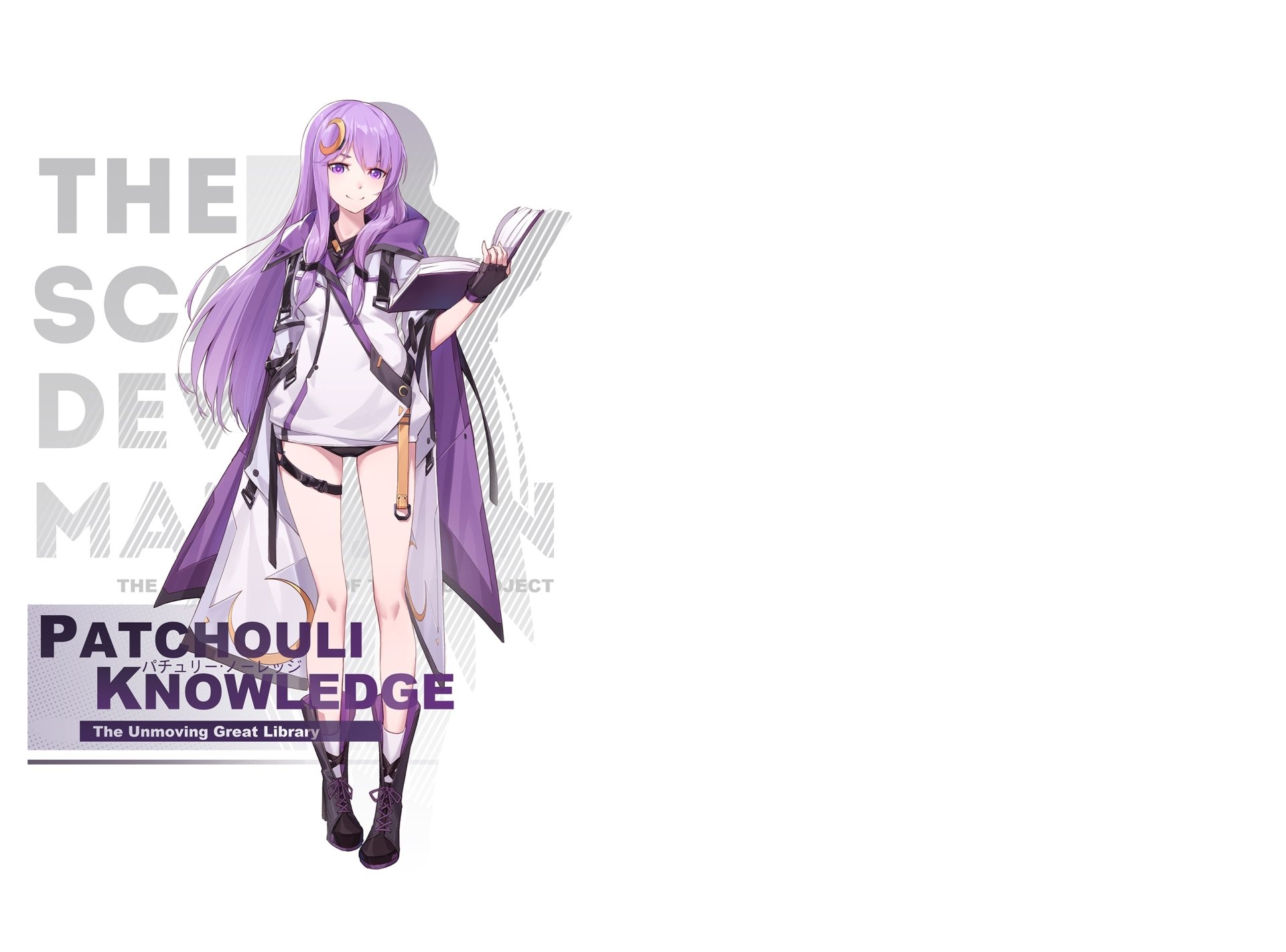 Download Patchouli Knowledge Anime Touhou HD Wallpaper by NIAN