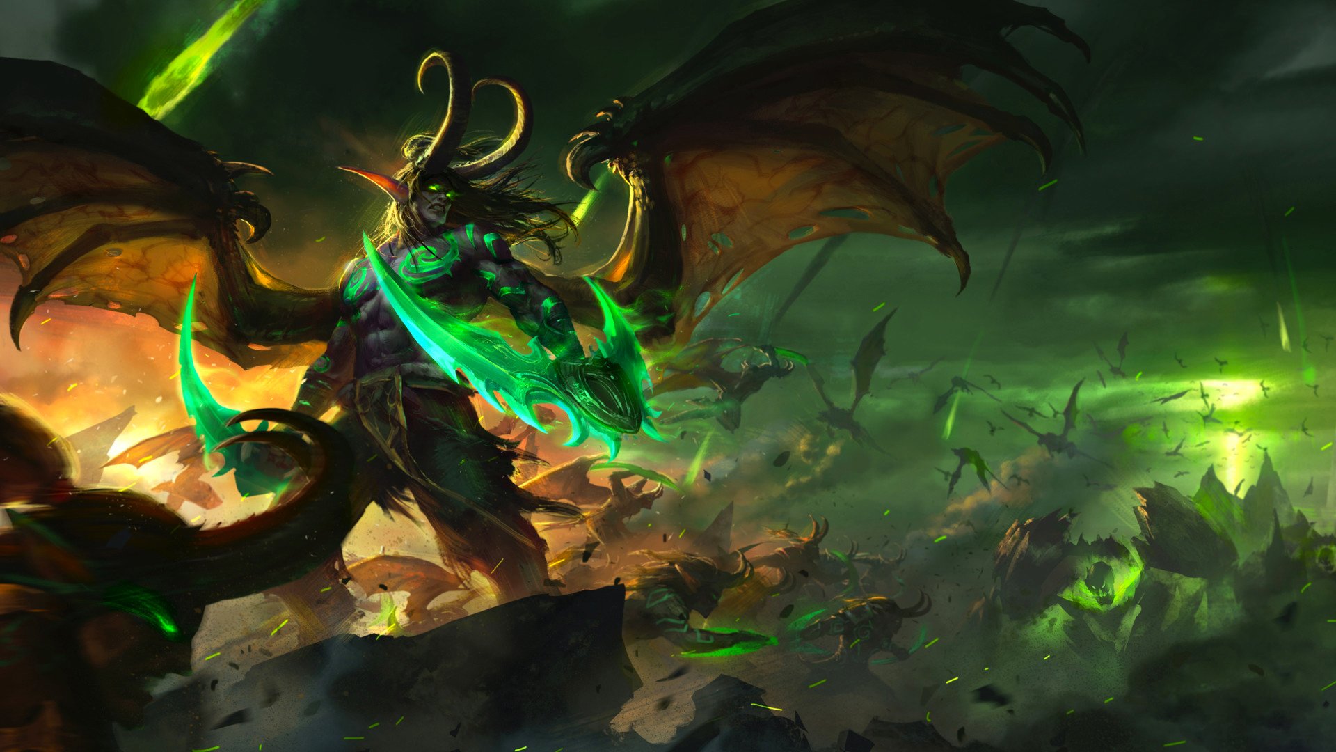 Download Illidan Stormrage Video Game World Of Warcraft HD Wallpaper by  Qichao Wang