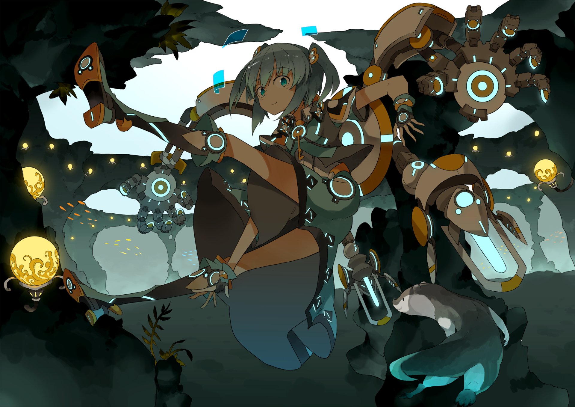 Download Nitori Kawashiro Anime Touhou HD Wallpaper by hide448