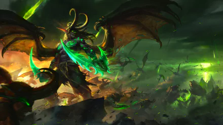 Illidan Stormrage video game World of Warcraft HD Desktop Wallpaper | Background Image