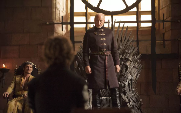 Charles Dance Pedro Pascal Tywin Lannister Oberyn Martell TV Show Game Of Thrones HD Desktop Wallpaper | Background Image