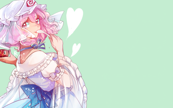 Anime Touhou Yuyuko Saigyouji HD Wallpaper | Background Image