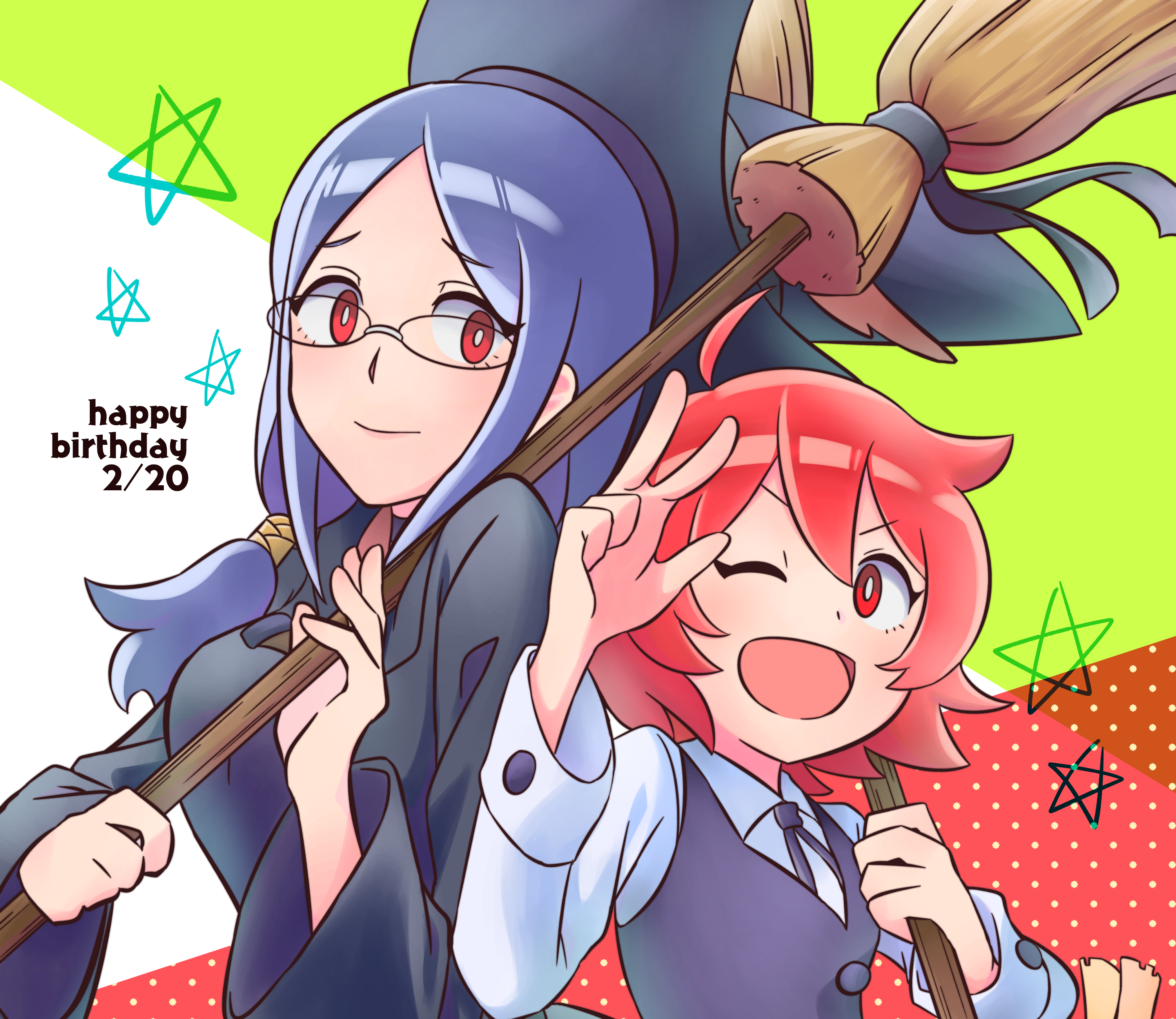 Anime Little Witch Academia HD Wallpaper by 海老蔵