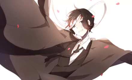 Osamu Dazai Anime Bungou Stray Dogs HD Desktop Wallpaper | Background Image